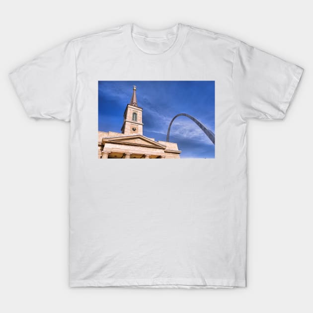 Basilica of St Louis Study 2 T-Shirt by bobmeyers